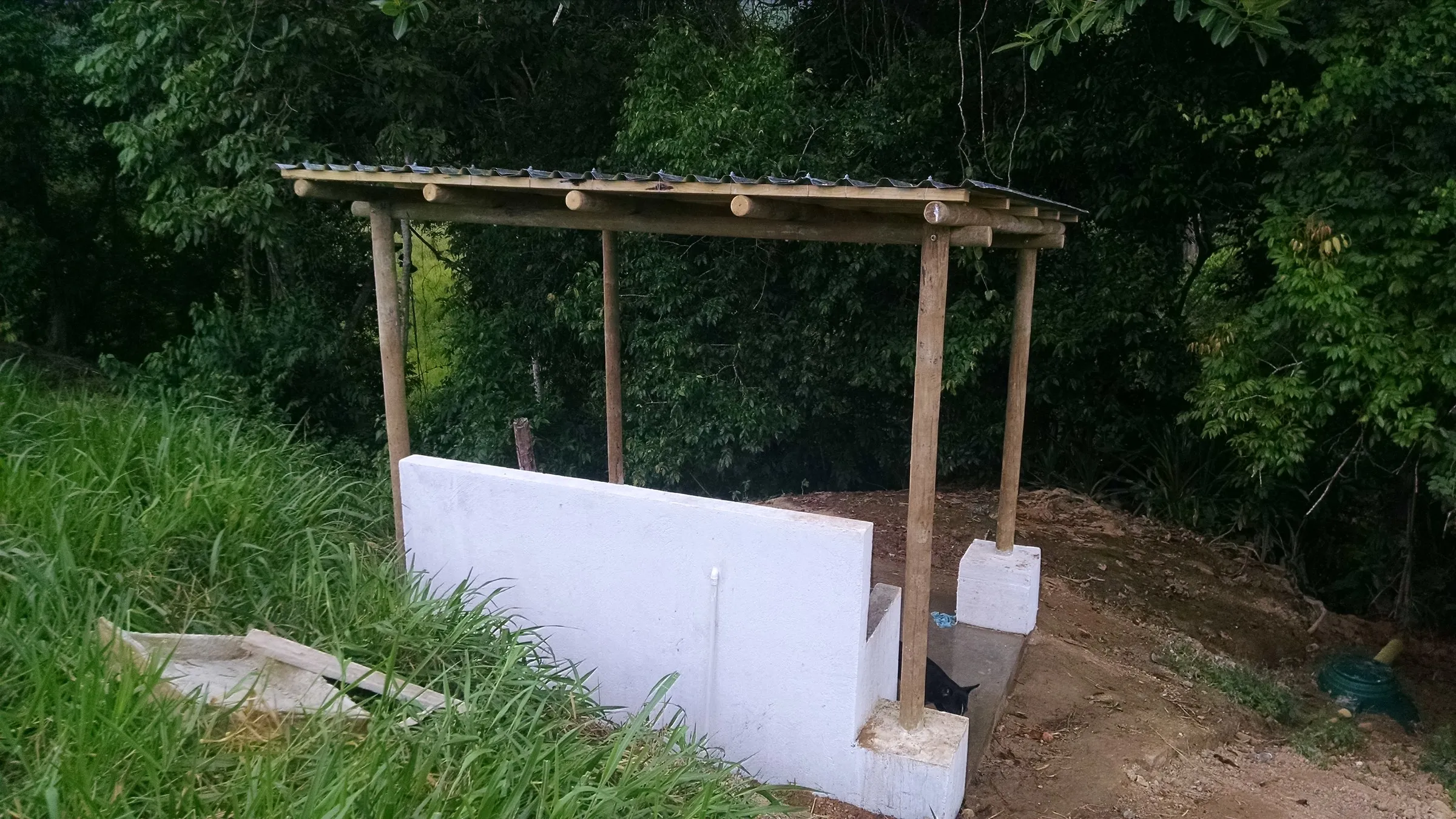 Estructura y mesones durante la construcción