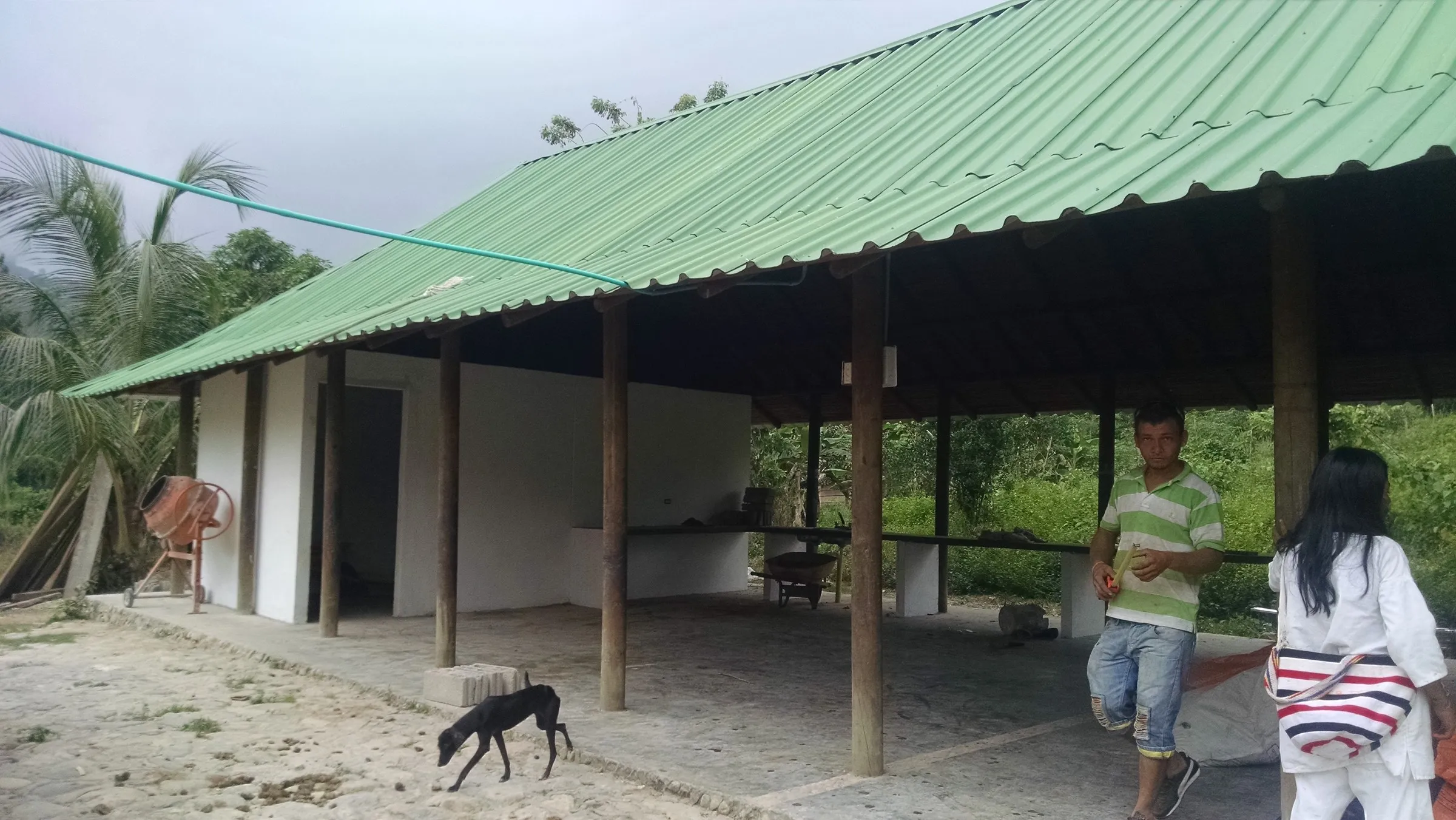 El depósito y lavadero de Mulkuakungui terminados, con cubierta verde